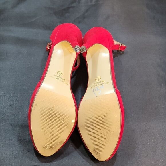 BOWMILEL ROUND TOE HIGH HEEL STILETTO D'ORSAY SHOE - Picture 12 of 14